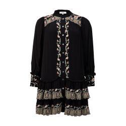 Lacey embroidery long sleeved tunic dress by SEA NEW YORK