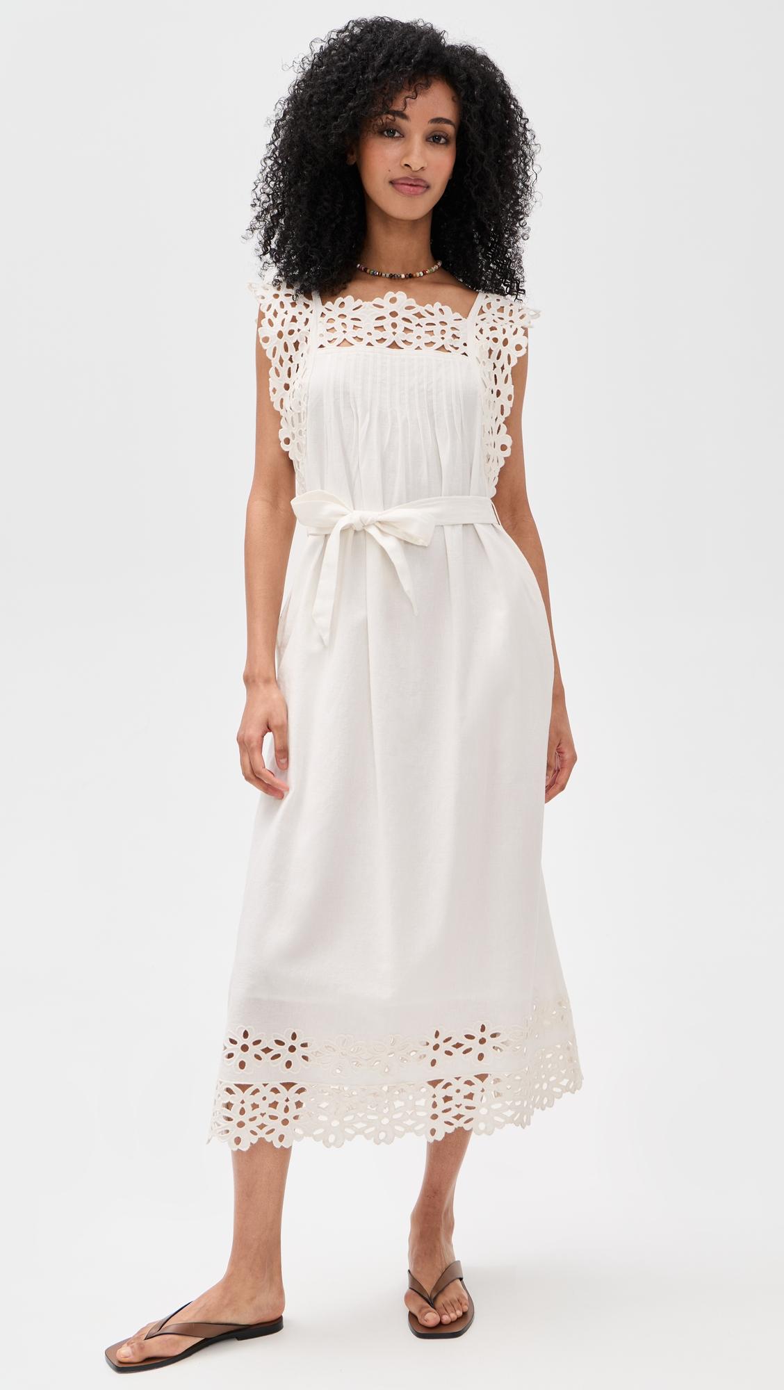 Leila Eyelet Midi Dress by SEA NEW YORK