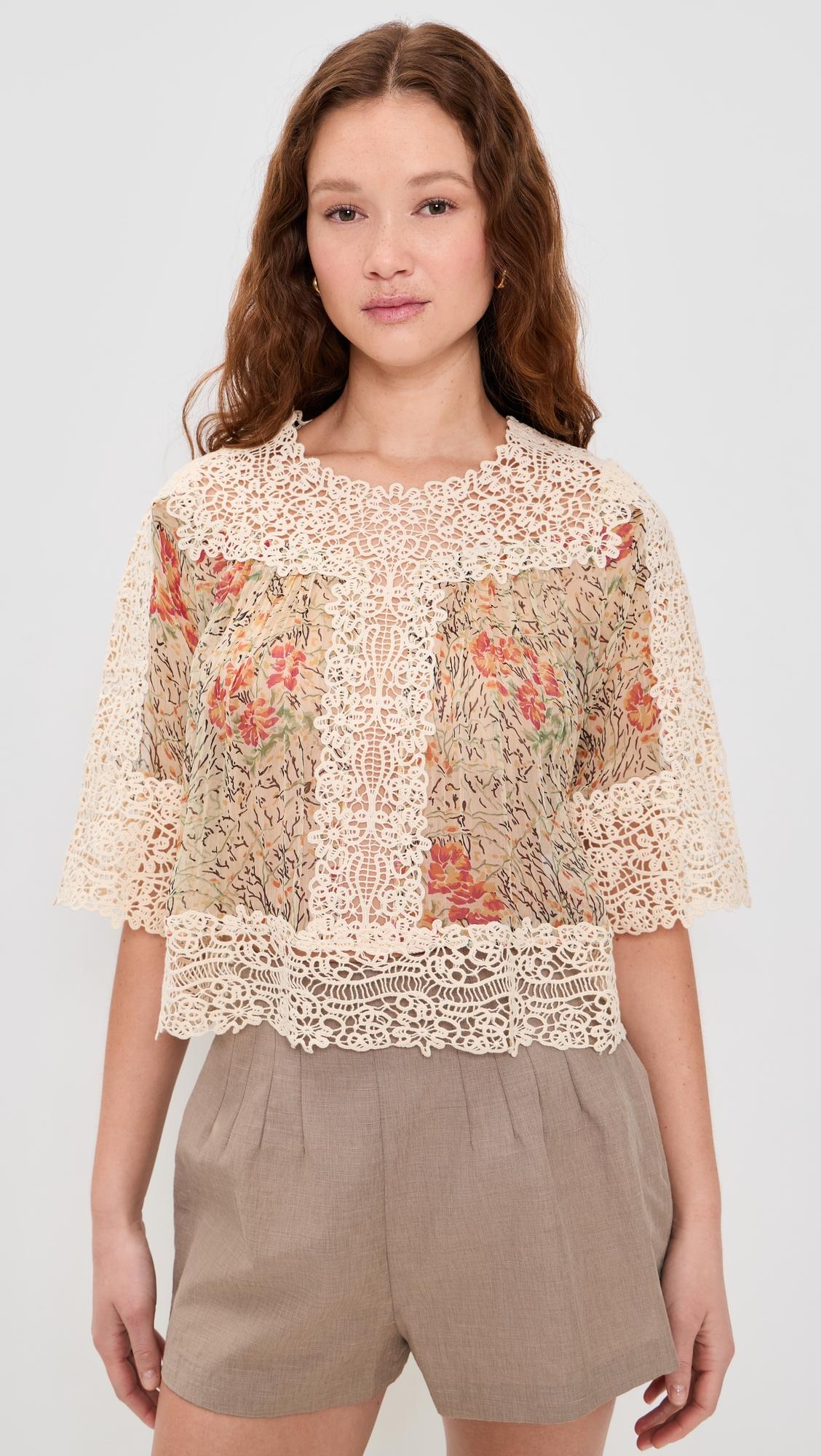 Luisa Print Top by SEA NEW YORK