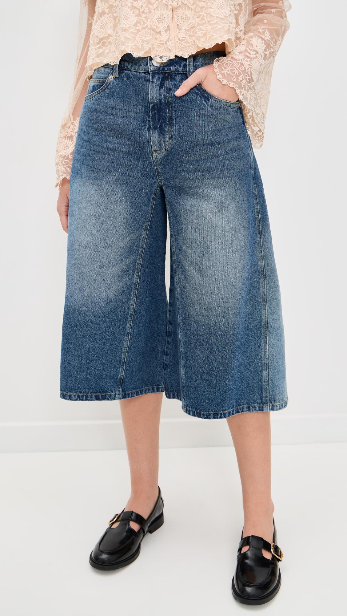 Lyssa Denim Culottes by SEA NEW YORK