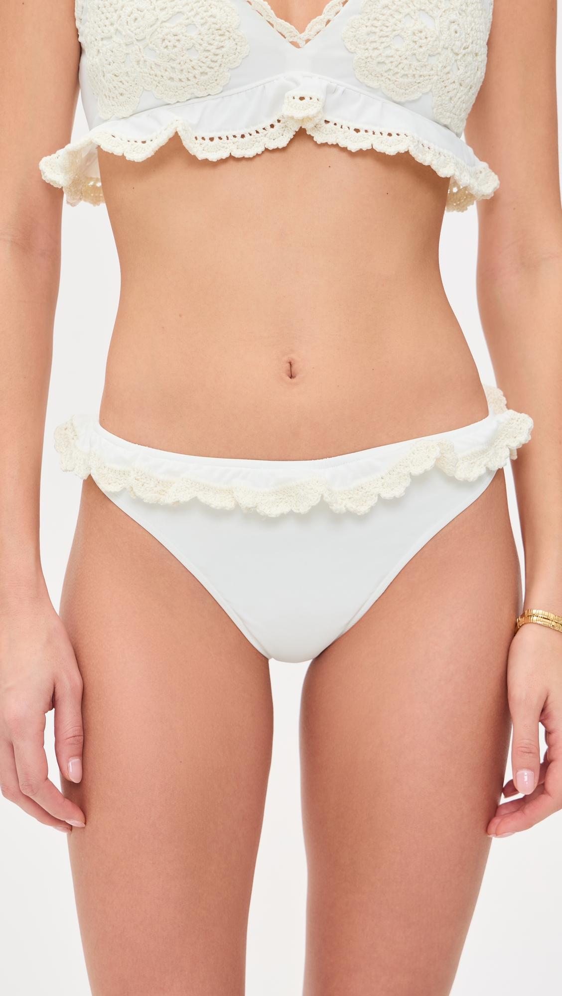Madelyn Crochet Bikini Bottoms by SEA NEW YORK