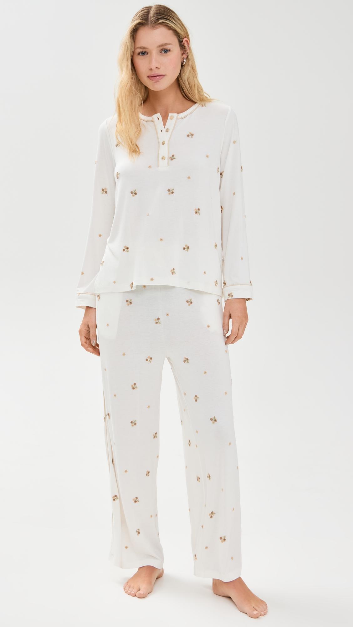 Orla Sleepwear Henley PJ Set by SEA NEW YORK