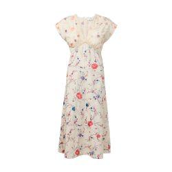 Priscilla embroidery v-neck midi dress by SEA NEW YORK