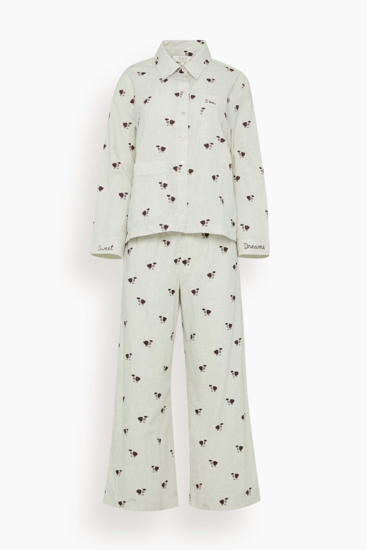 Ruthie Sleepwear Pajama Set in Multi by SEA NEW YORK