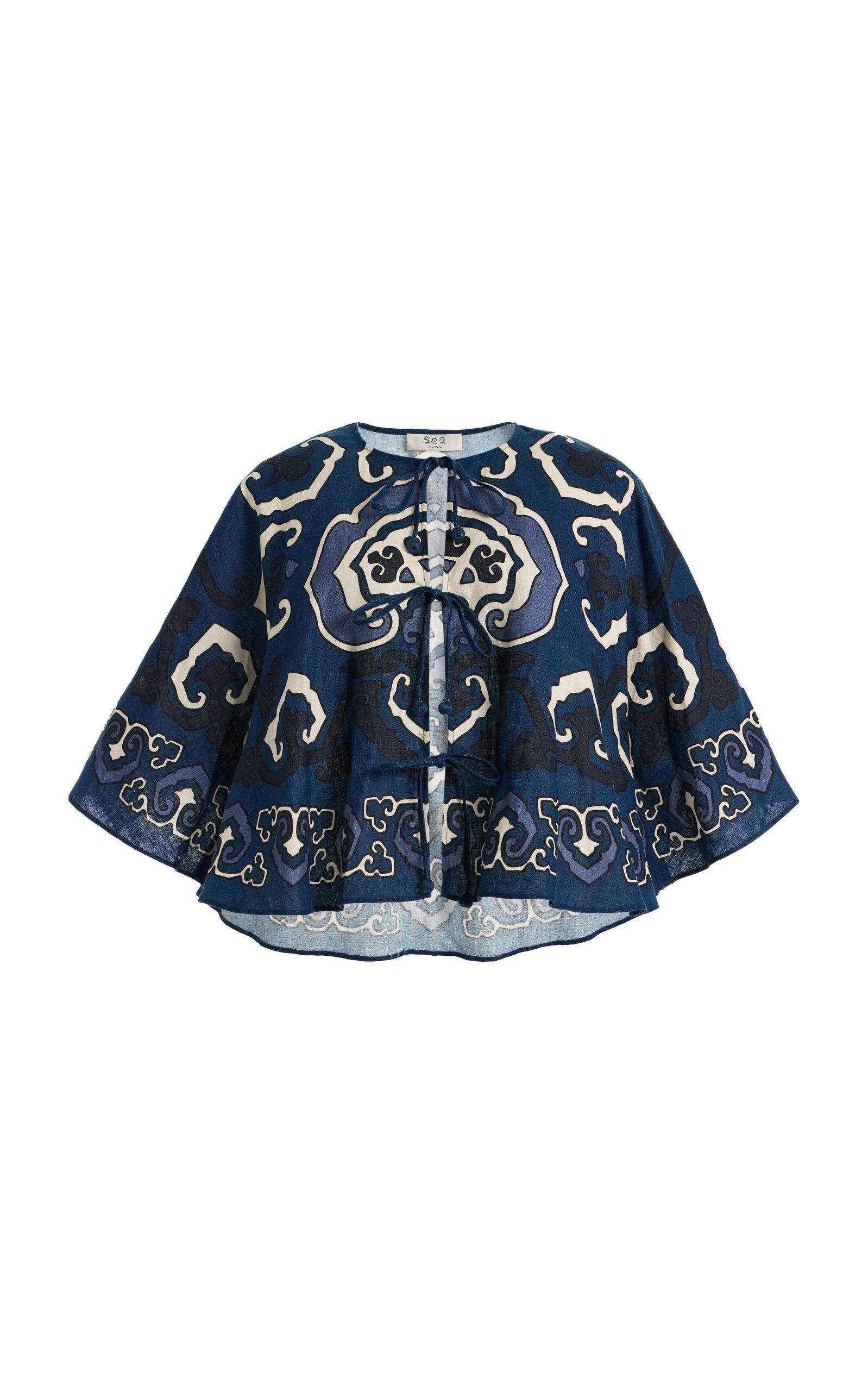 Sea Blaise Print Linen Top - Moda Operandi by SEA NEW YORK