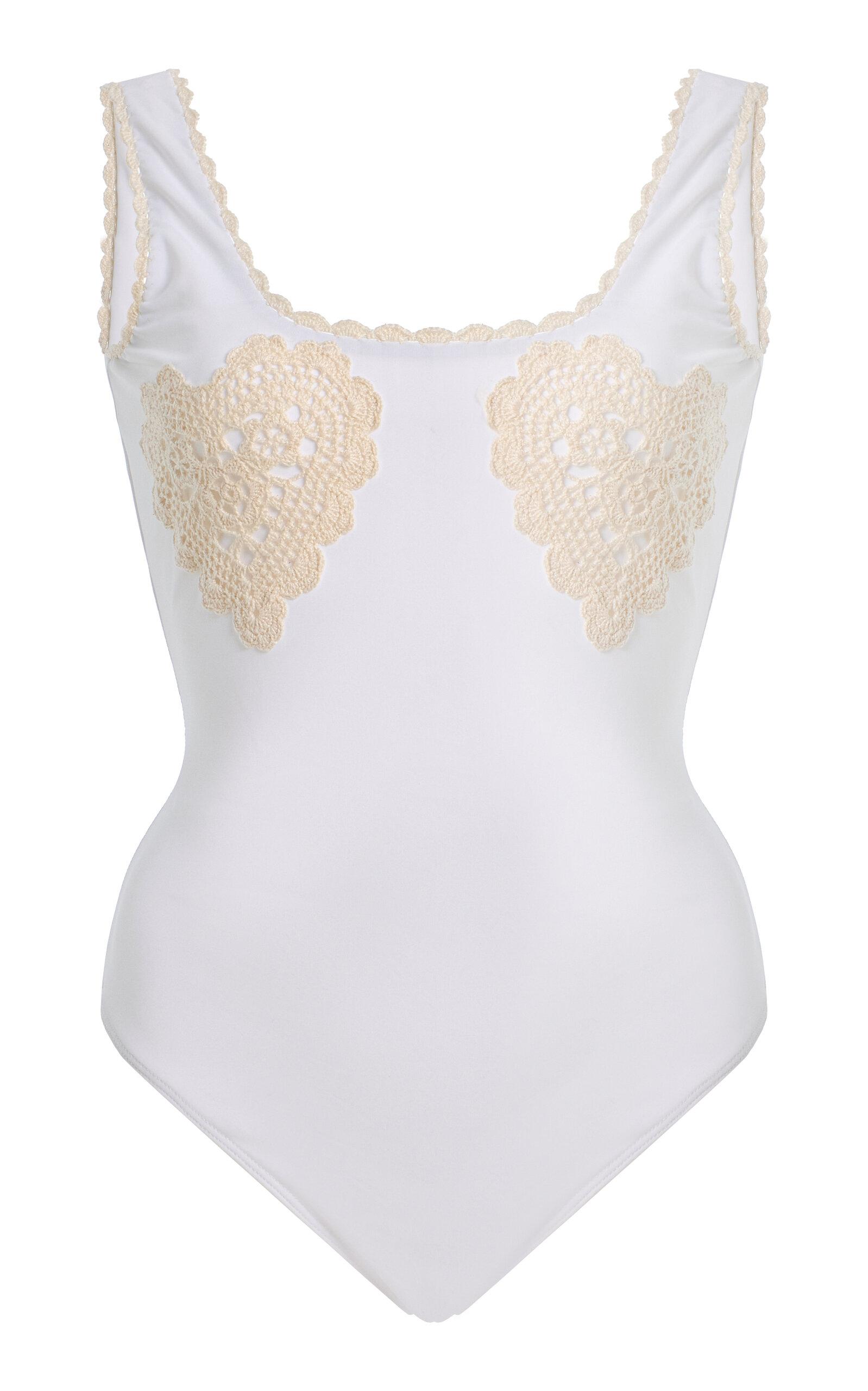 Sea Madelyn Crochet One Piece Swimsuit - Moda Operandi by SEA NEW YORK
