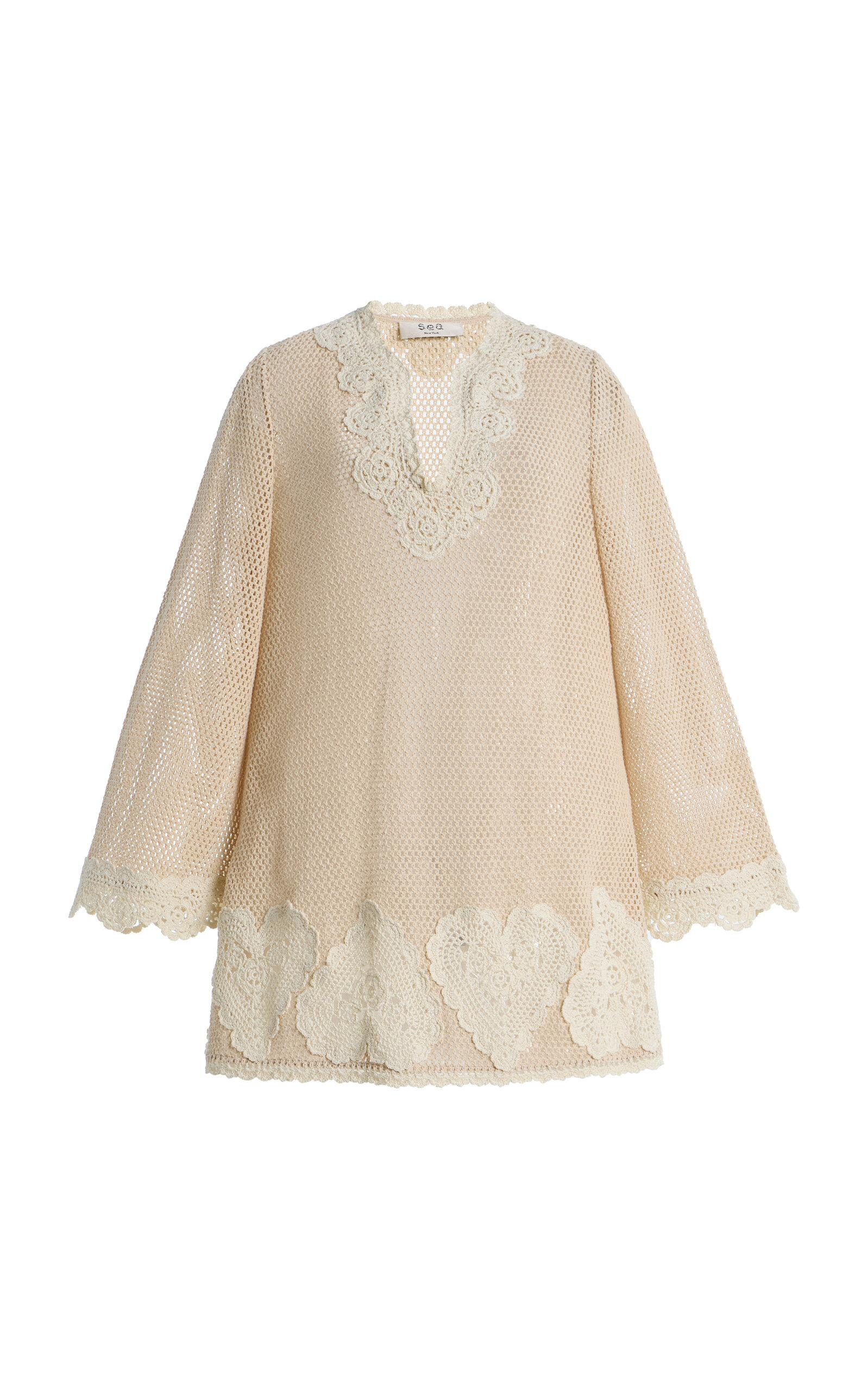 Sea Madelyn Crocheted Cotton Tunic - Moda Operandi by SEA NEW YORK