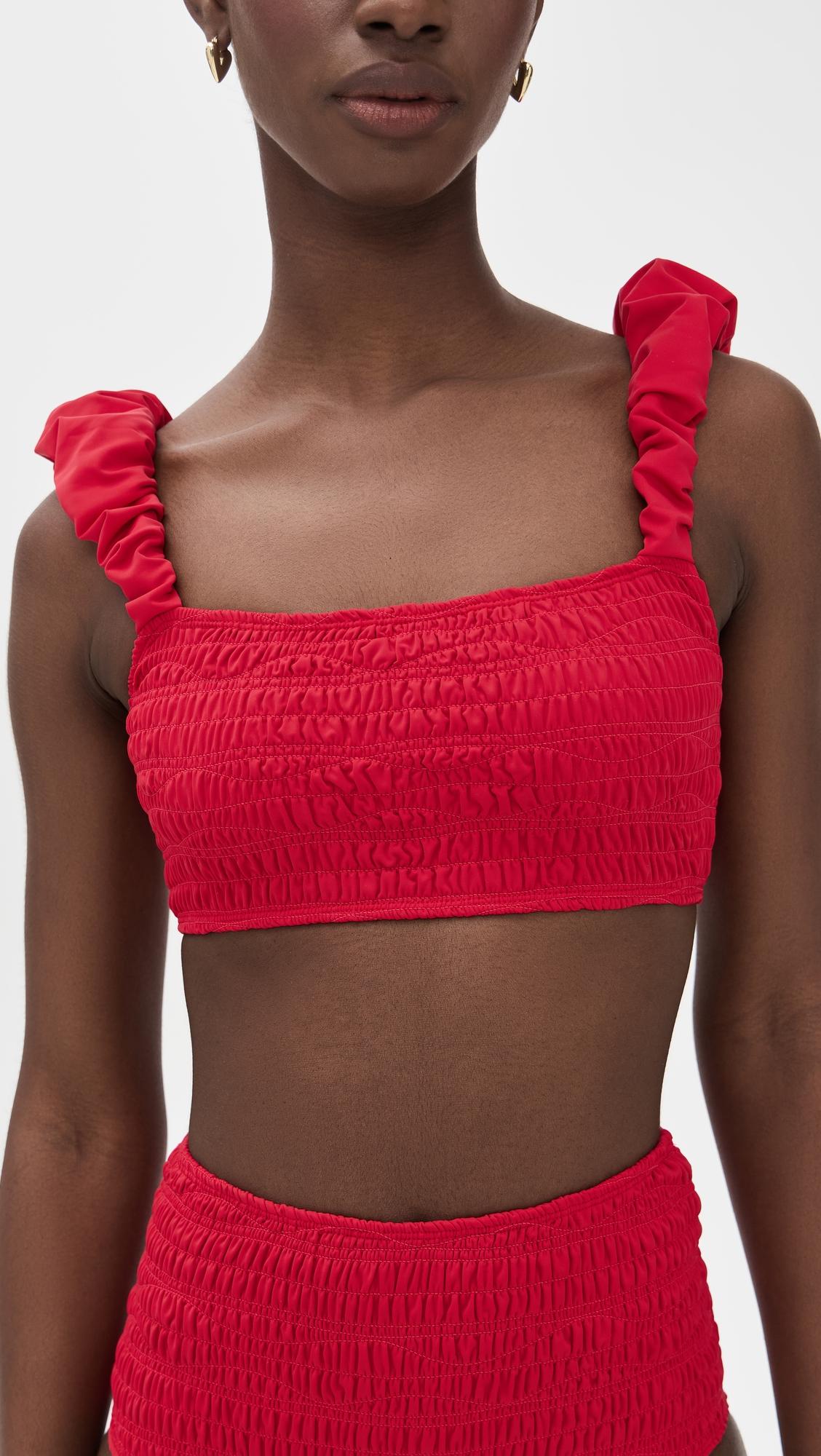 Selma Solid Bikini Top by SEA NEW YORK
