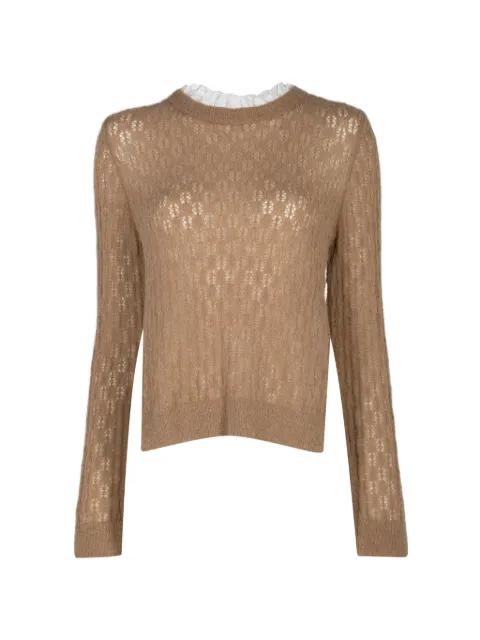 contrast-back sweater by SEA NEW YORK