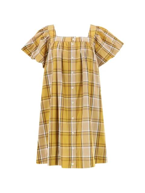 plaid mini dress by SEA NEW YORK