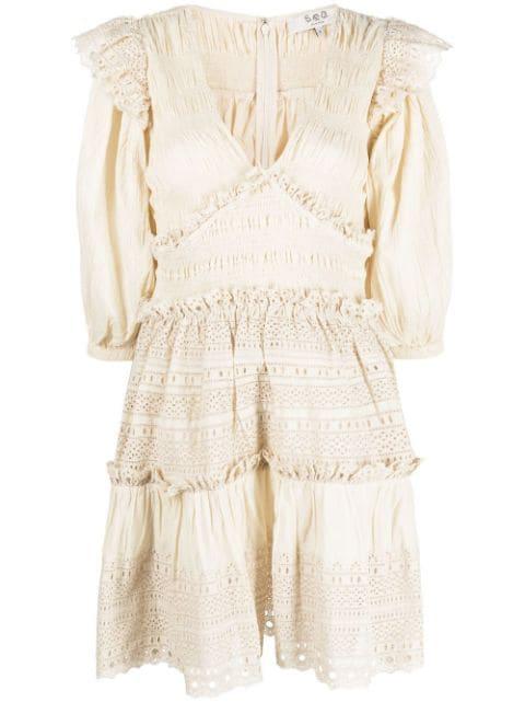 puff-sleeves dress by SEA NEW YORK