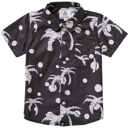 Palm Tree Polka Dots Button Up Shirt by SEAESTA SURF