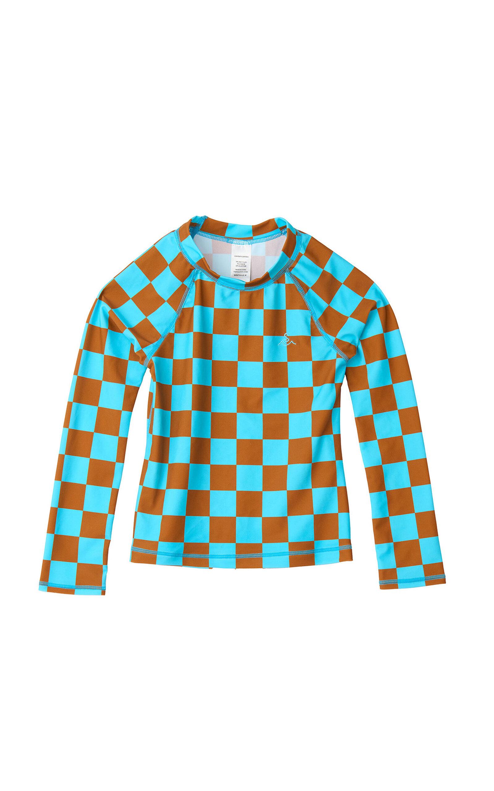 Seaesta Surf Kids Rashguard / Caribbean Checks - Moda Operandi by SEAESTA SURF