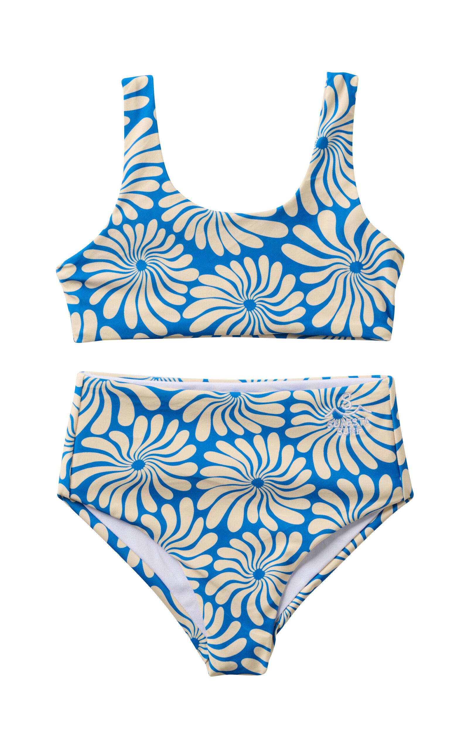 Seaesta Surf Wavy Floral / Two Piece Swimsuit / Panama - Moda Operandi by SEAESTA SURF