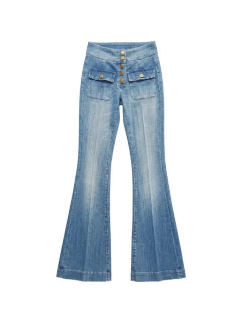 button flap-pocket jeans by SEAFARER