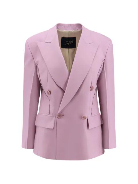 double-breasted pocket blazer by SEAFARER