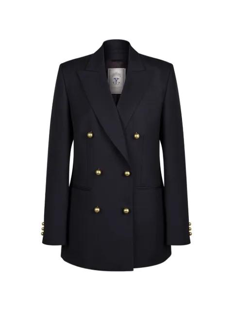 peaked-lapel double-breasted blazer by SEAFARER