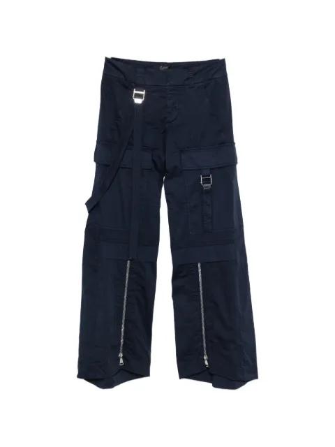 strap zip trousers by SEAFARER