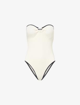 Bandeau Textured Swimsuit by SEAFOLLY