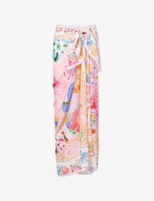 Beach Boheme Graphic-Print Cotton Sarong by SEAFOLLY