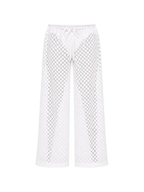 Beachedit drawstring lace trousers by SEAFOLLY