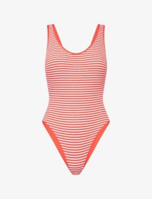 Clubhouse Retro Striped Swimsuit by SEAFOLLY
