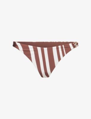 Coastline Striped Bikini Bottoms by SEAFOLLY