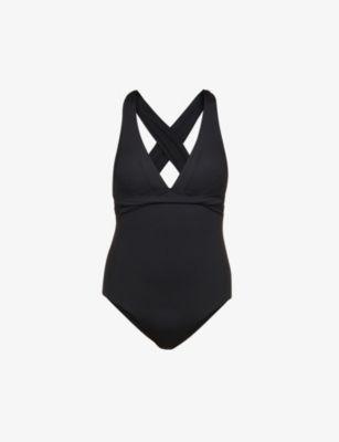 Collective V-neck stretch-nylon swimsuit by SEAFOLLY