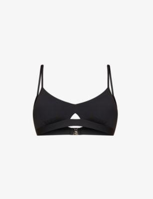 Collective hybrid nylon-blend bikini top by SEAFOLLY