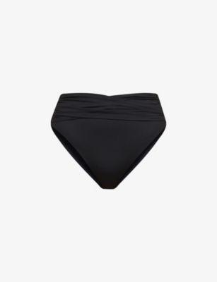 Collective wrap-detail high-rise nylon-blend bikini bottoms by SEAFOLLY