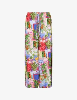 La Boca Wide-Leg Woven Trousers by SEAFOLLY
