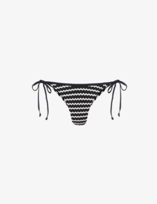 Mesh Effect mid-rise bikini bottoms by SEAFOLLY