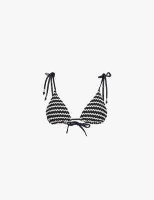 Mesh Effect triangle bikini top by SEAFOLLY