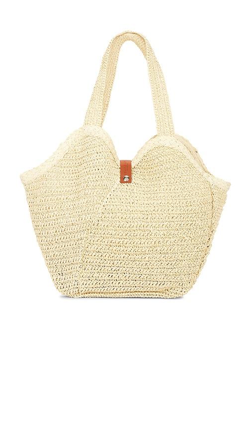 Seafolly Mirage Woven Tote Bag in Beige by SEAFOLLY