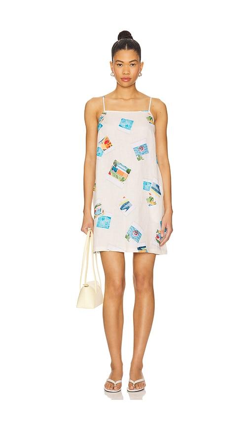 Seafolly Sunset Bandeau Mini Dress in Cream by SEAFOLLY