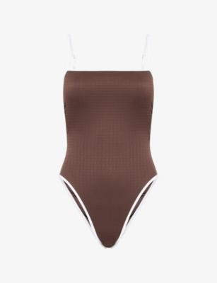 Square-Neck Crinkle Swimsuit by SEAFOLLY