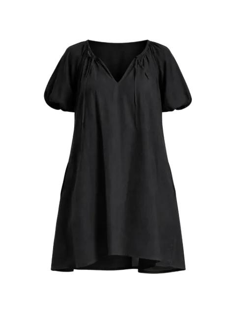 puffed-sleeve V-neck dress by SEAFOLLY