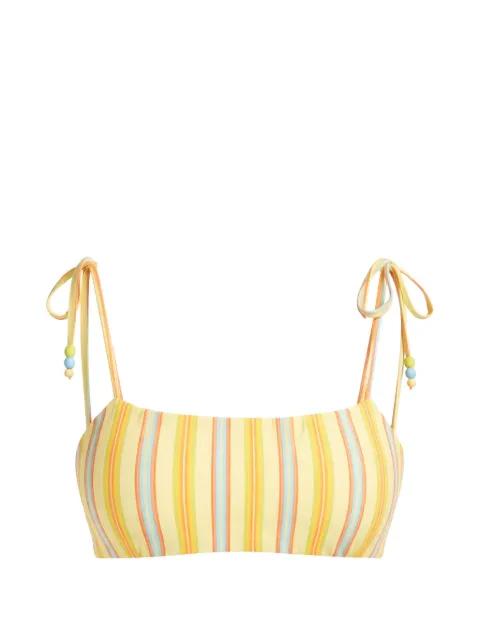striped bikini top by SEAFOLLY