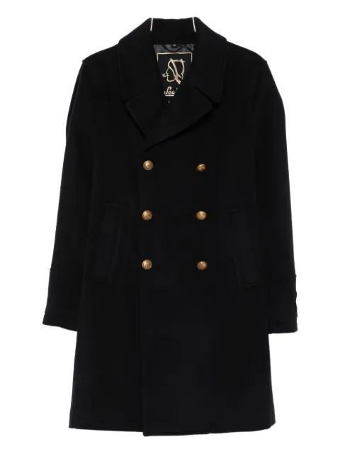 Genova double-breasted coat by SEALUP