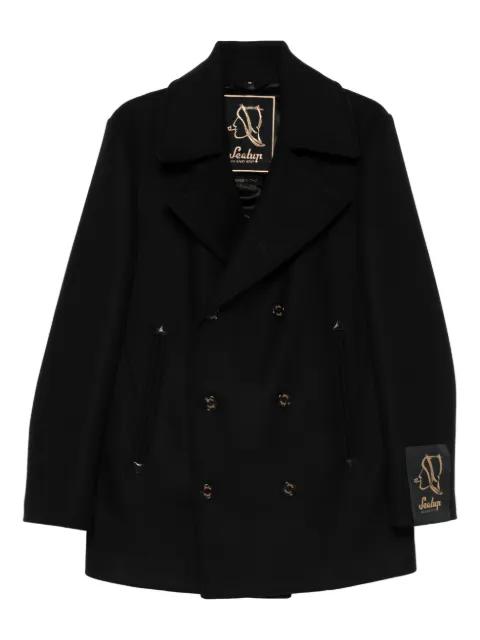 double-breasted coat by SEALUP
