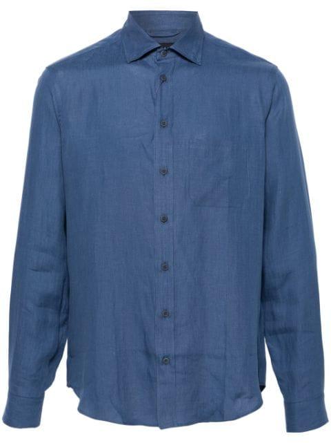 button-up hemp shirt by SEASE