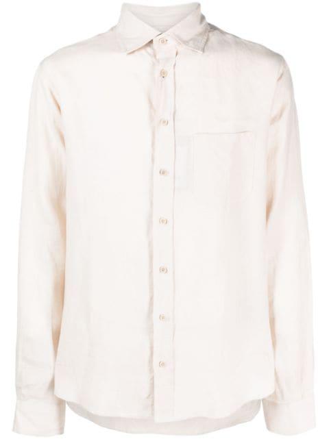 button-up hemp shirt by SEASE