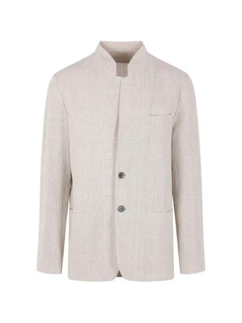 check-pattern shirt by SEASE