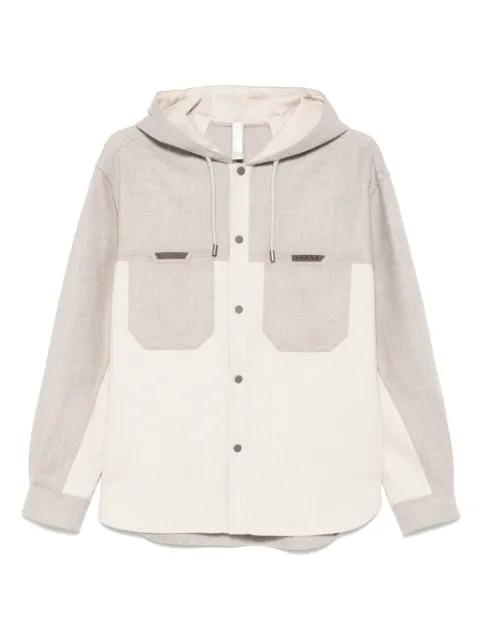 hoodied overshirt by SEASE