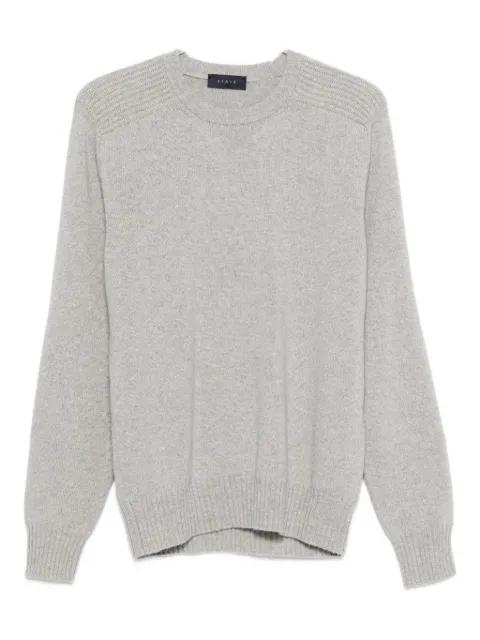 ribbed-panel sweater by SEASE