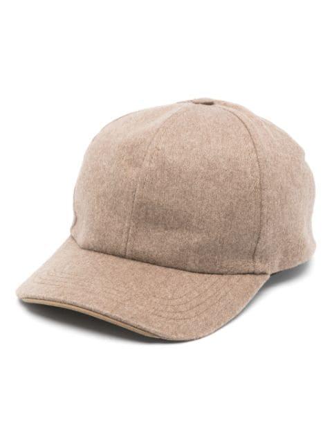 six-panel cashmere cap by SEASE