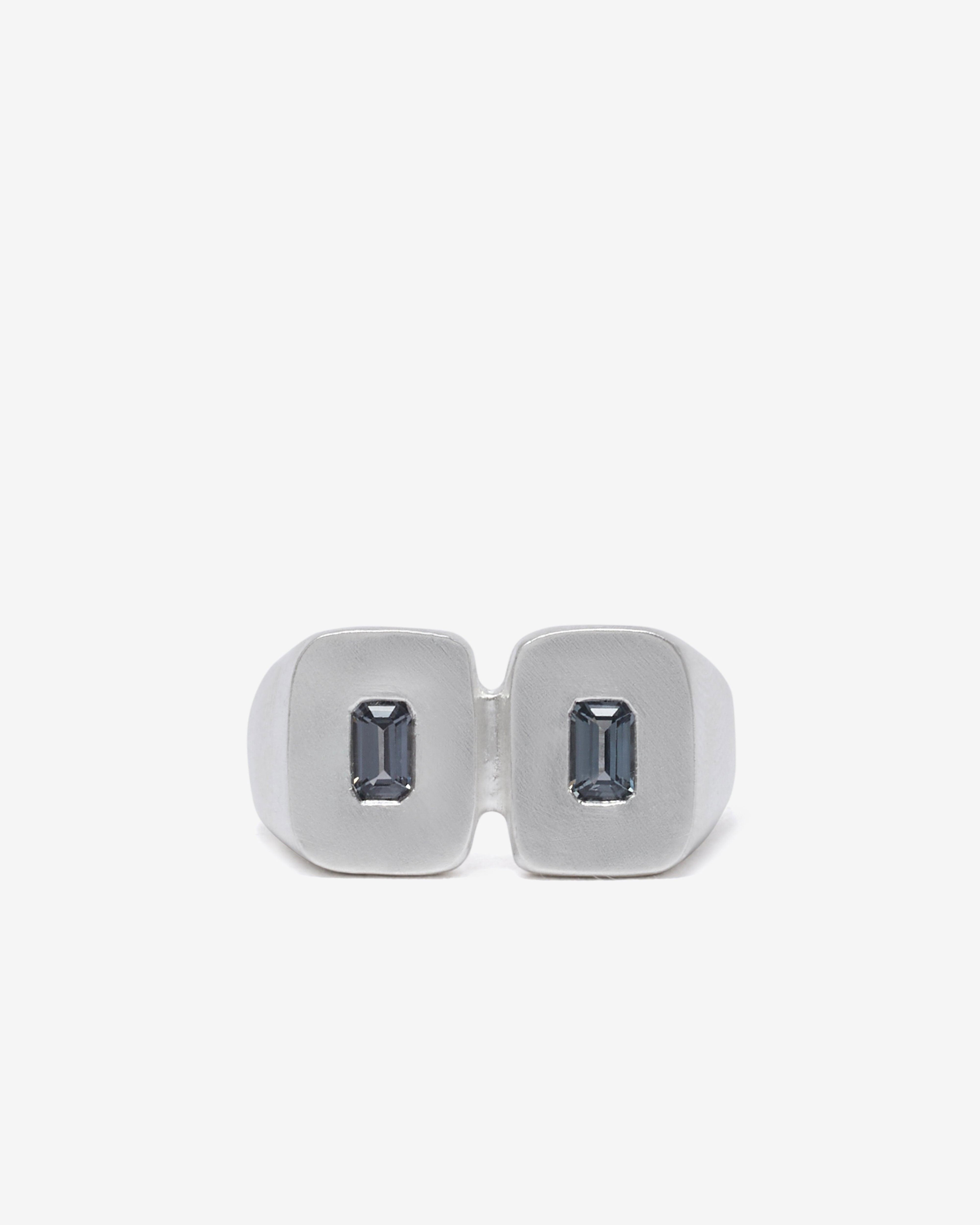 Seb Brown - Double Cushion Ring - (Silver) by SEB BROWN