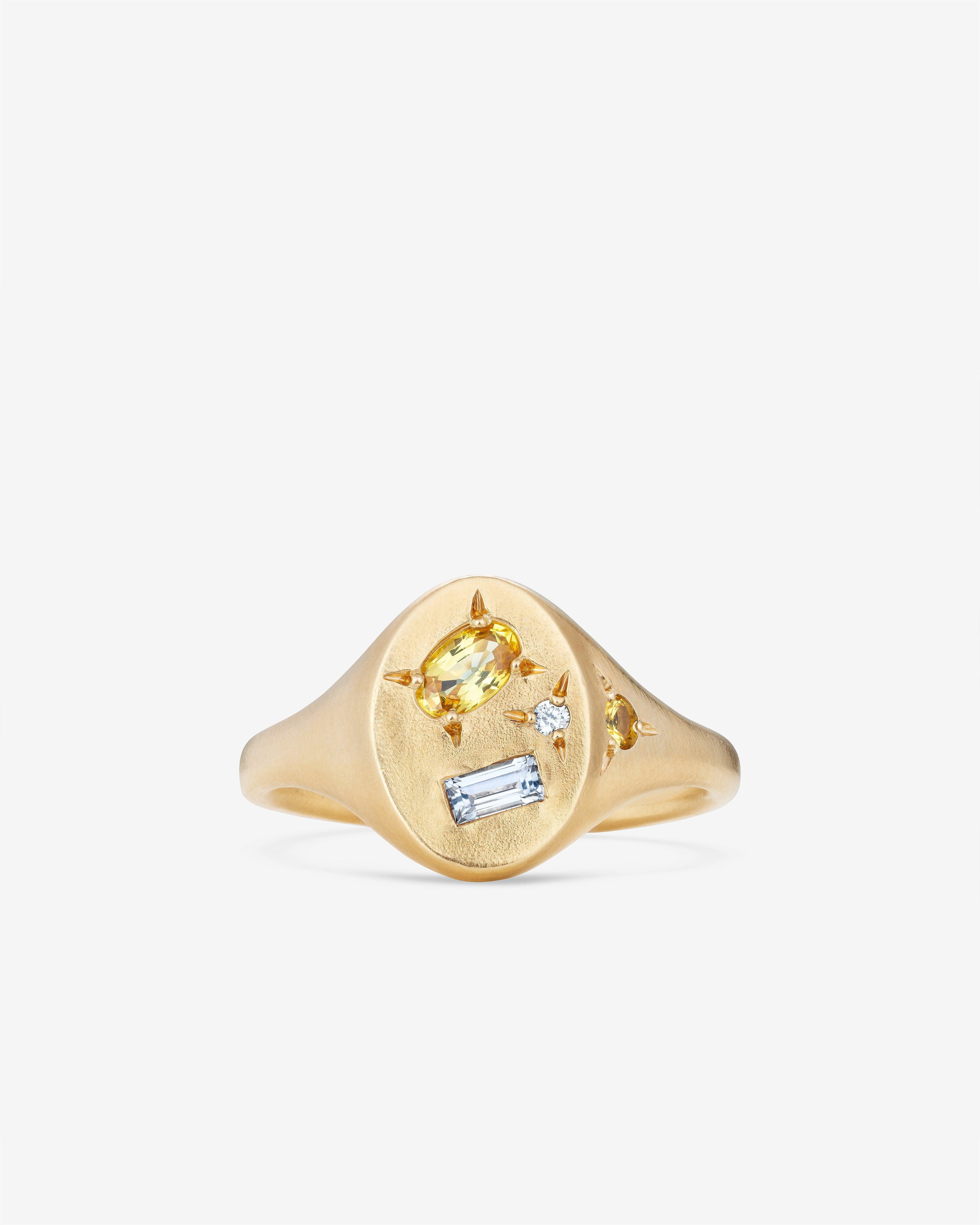 Seb Brown - Long Signet Gold - (Gold) by SEB BROWN