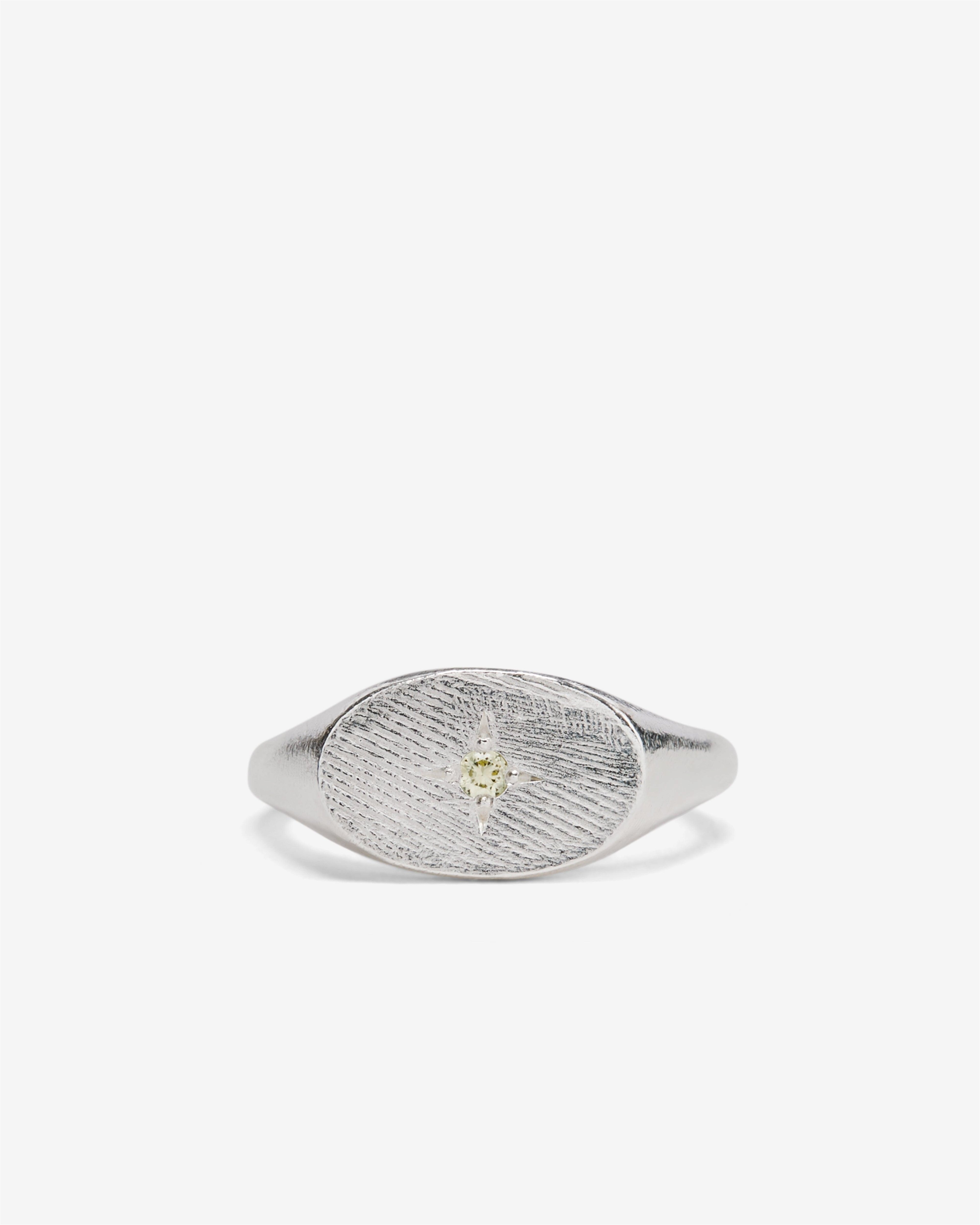 Seb Brown - Simple Oval Ring Yellow - (Sterling Silver) by SEB BROWN