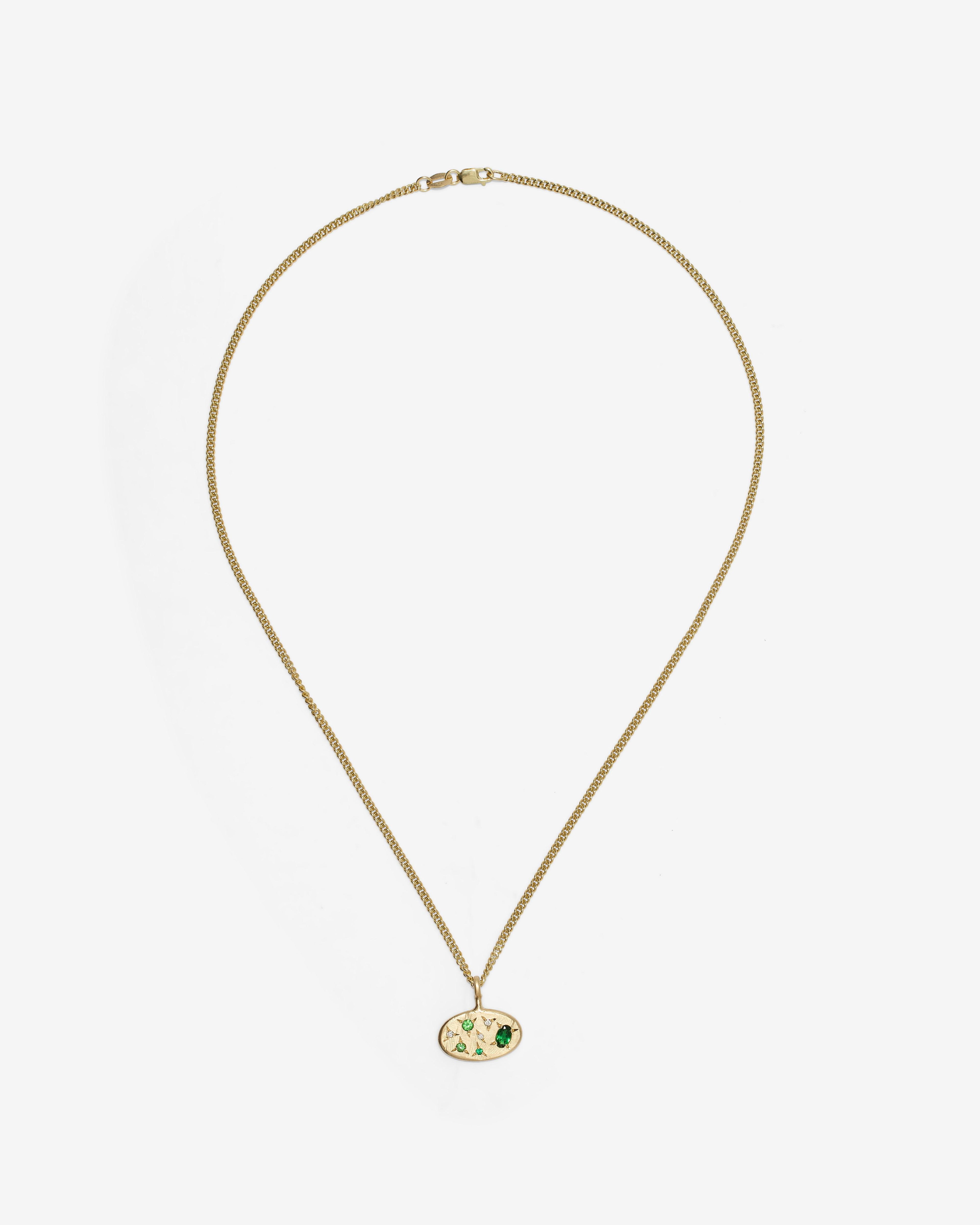 Seb Brown - Women's Oval Pendant - (Gold) by SEB BROWN